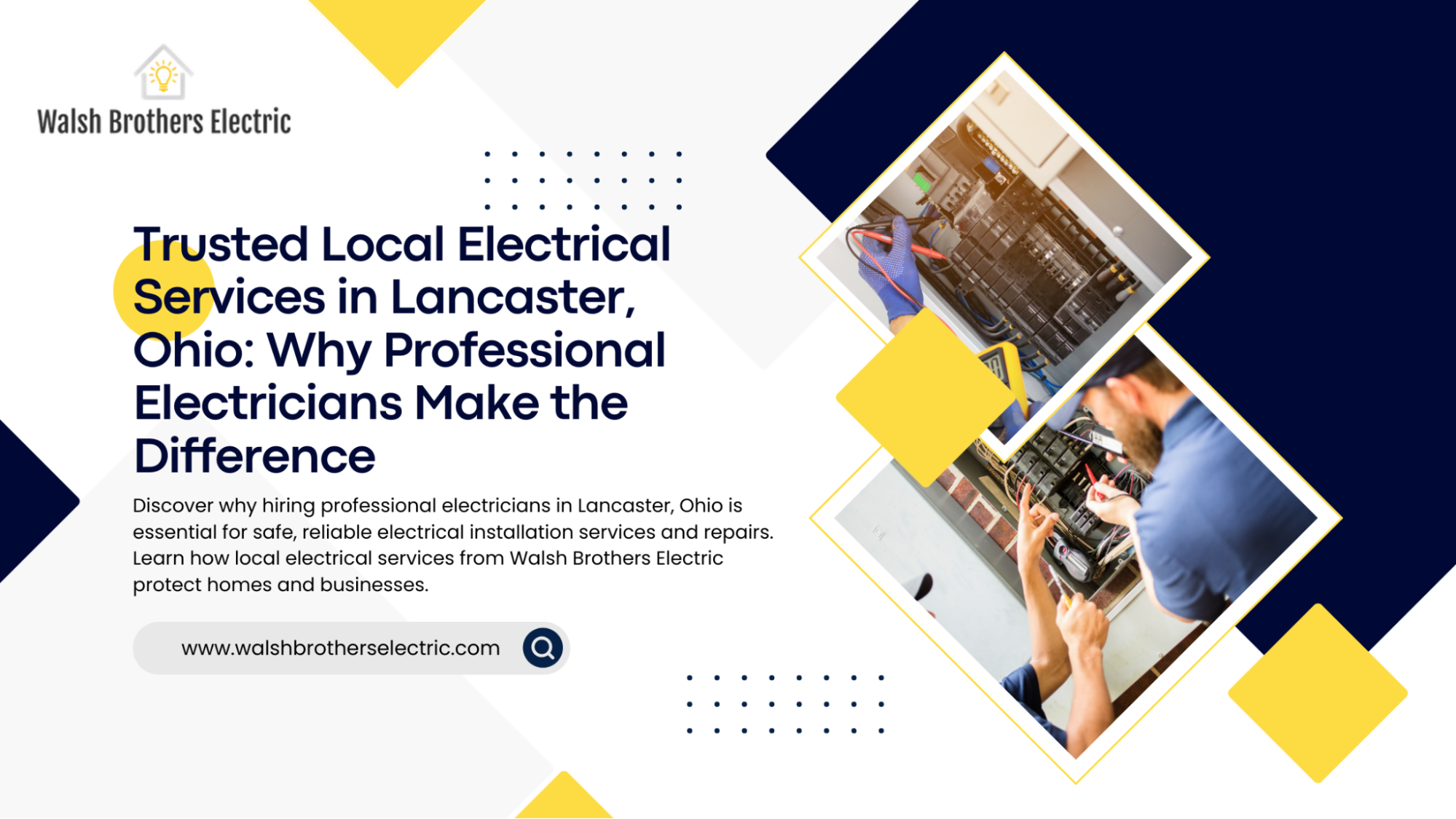 Trusted Local Electrical Services Blog Header